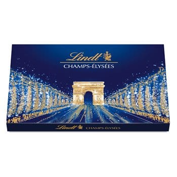 Lindt Champs Elysees Assortiment de chocolats Au lait / Noirs / Blancs - 182g