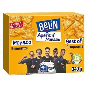 Belin Monaco biscuits aperitifs a  l'emmental 340 g freeshipping - Mon Panier Latin