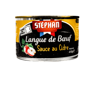 STEPHAN Plat cuisine langue de bœuf sauce au cidre freeshipping - Mon Panier Latin