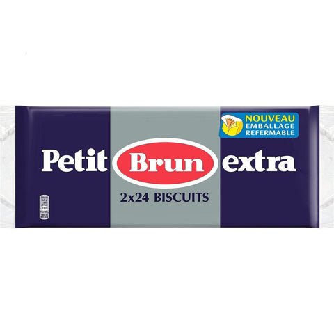 Lu Petit brun extra original, sachets fraicheur 2x24 biscuits 300g freeshipping - Mon Panier Latin