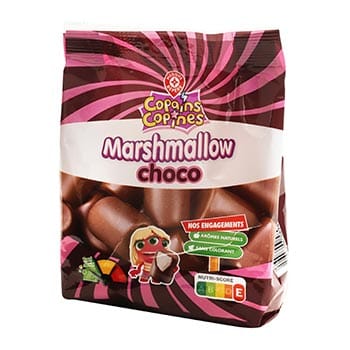 Copains Copines Marshmallows Enrobes chocolat - 160g