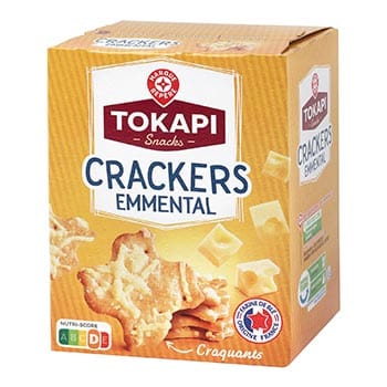 Tokapi Biscuits Crackers Emmental - 100g