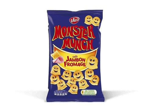 Monster Munch chips souffles goa»t jambon fromage 85g freeshipping - Mon Panier Latin