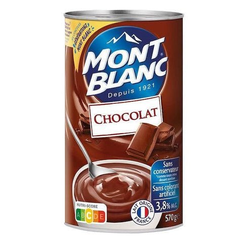 Mont Blanc Creme dessert chocolat 570g freeshipping - Mon Panier Latin