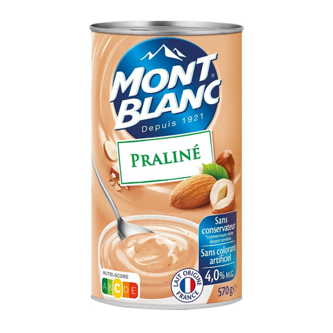 Mont Blanc Creme dessert saveur praline 570g freeshipping - Mon Panier Latin