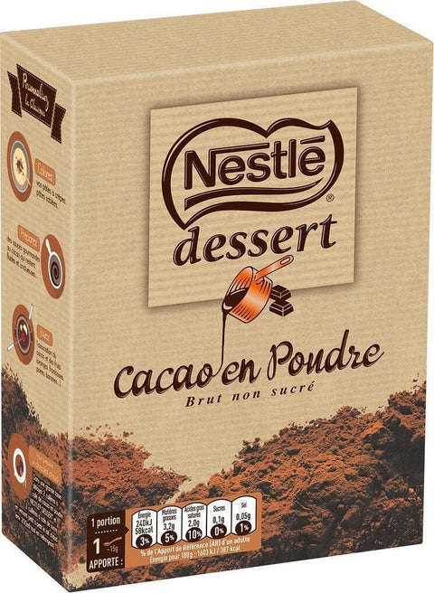 NESTLE DESSERT Cacao en poudre non sucre la boite de 250g freeshipping - Mon Panier Latin
