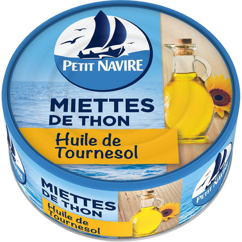 Petit Navire Miettes de thon a  l'huile de tournesol 160g freeshipping - Mon Panier Latin