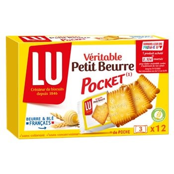 Lu Veritable petit beurre Pocket - 300g