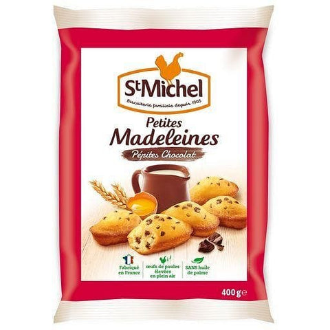 St Michel Petites madeleines aux pepites de chocolat sans huile de palme 400g freeshipping - Mon Panier Latin