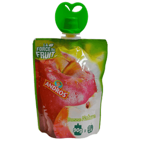 **stop**Andros Gourde pomme nature 1x90g freeshipping - Mon Panier Latin