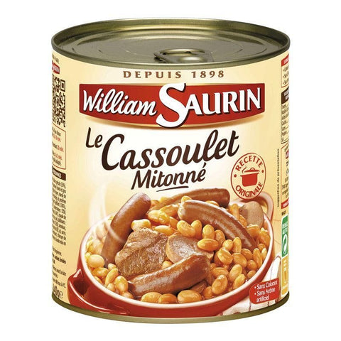 William Saurin - Plat cuisine cassoulet mitonne 840g freeshipping - Mon Panier Latin